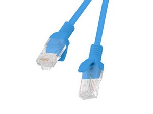 Lanberg Patchcord RJ45, Cat. 5e, UTP, 1m, Blue